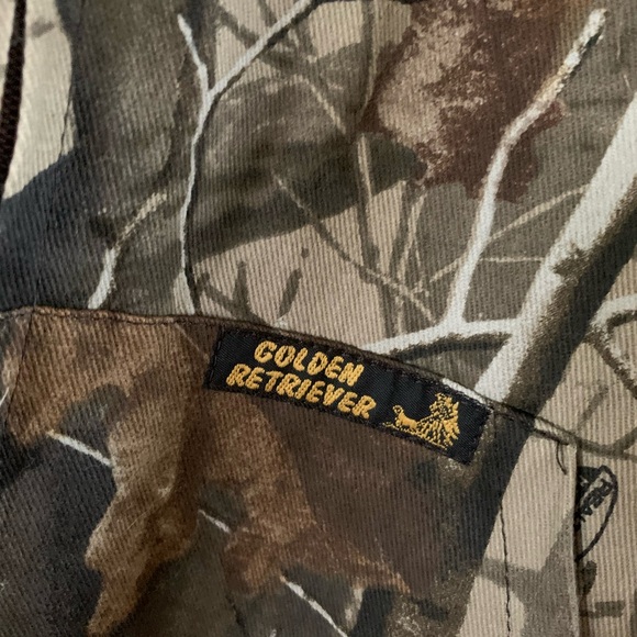 Vintage Golden Retriever Camouflage Hooded Jacket - Picture 2 of 5